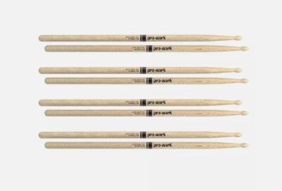 4-Pack Promark Classic Attack Drum Sticks - Shira Kashi Oak - 5A - Wood Tip