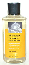 NEW 1 BATH BODY WORKS AFTERNOON SUNSHINE BODY WASH SHOWER GEL 10 FL OZ