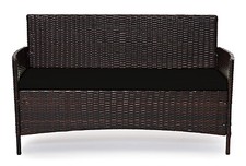 Image of Bench Cushion 2/3/4 Seater Indoor, Outdoor Garden Bench Cushion Seat Pads