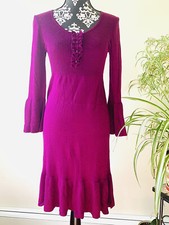 Spense new sweater long sleeve purple dress, size S