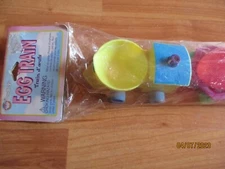 1996 Dudley's 12" Egg Train with Bunny Caboose Easter Vintage Candy Holders NOS