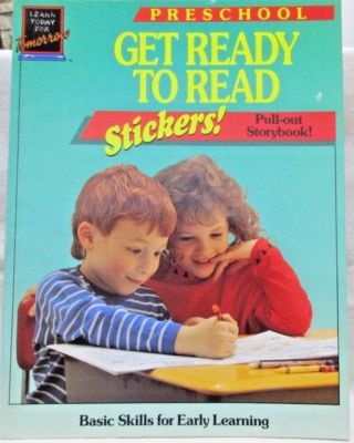 Preschool Get Ready to Read Workbook Learn Today for Tomorrow Basic Skills 