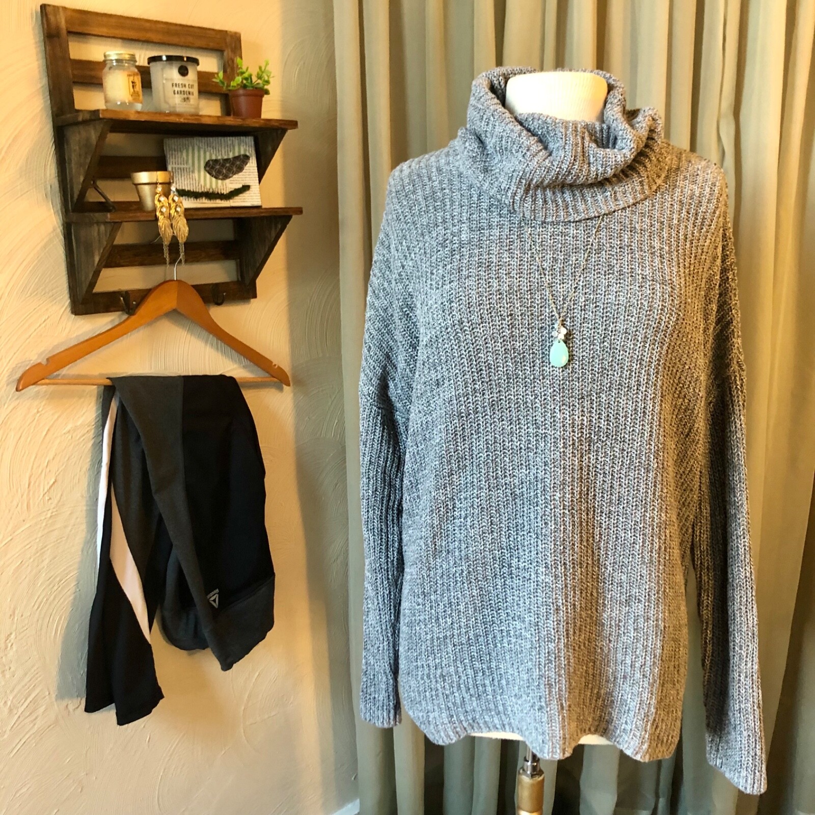 BCBGeneration   Oversized Knit Turtleneck Sweater - image 1