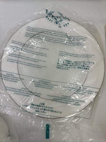 Set of 3 Lenox 5-Piece Place Settings Tribeca White Bone China Platinum NIB NEW - Picture 14 of 24