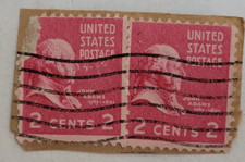 United States Postage Stamp ~ John Quincy Adams ~ 2₵ Red ~ Posted ~ c.1938 - 065