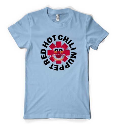 Red Hot Chilli Muppet Zwierzę Rockstar Spersonalizowany Unisex Dorosły T-shirt - Zdjęcie 5 z 20