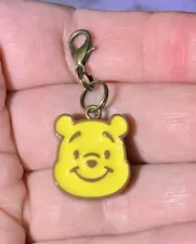 Winnie The Pooh Charm Zipper Pull & Keychain Add On Clip!!