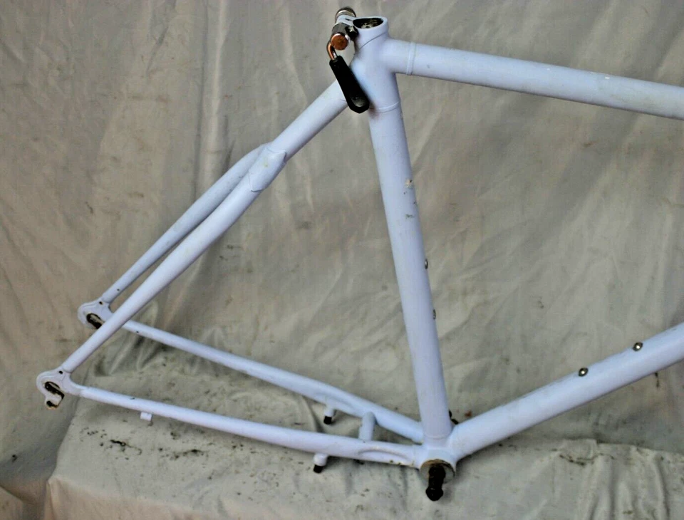 Cuadro de bicicleta MTB Raleigh The Peak 1988 20" grande rígido acero repintado rígido Foto 4 de 4