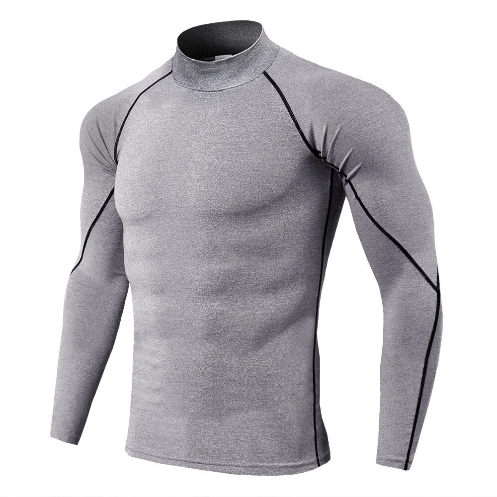 Compression turtleneck deals mens
