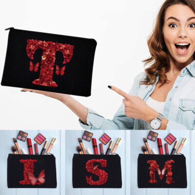 Kosmetiktasche LEINWANDBEUTEL Kulturtasche Geburtstag Geschenk Accessoire Reißverschlusstasche UK