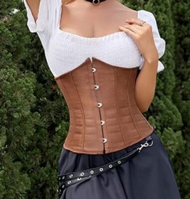 Alivila.Y Fashion Womens Sexy Satin Vintage Underbust Waist Training Corset...