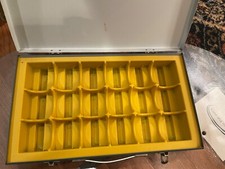 Smith Victor Metal Slide Storage Case Box holds 18 Slide Containers RARE Tray 