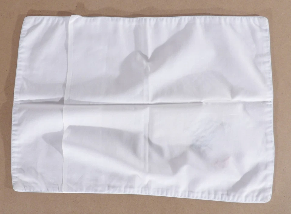 Sábana plana y funda de almohada vintage bordada para cuna de perro y cachorro 52" x 35" Foto 3 de 4