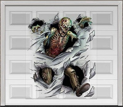 Zombie Wall Scene Setter Walking Dead Halloween Party Crashing
