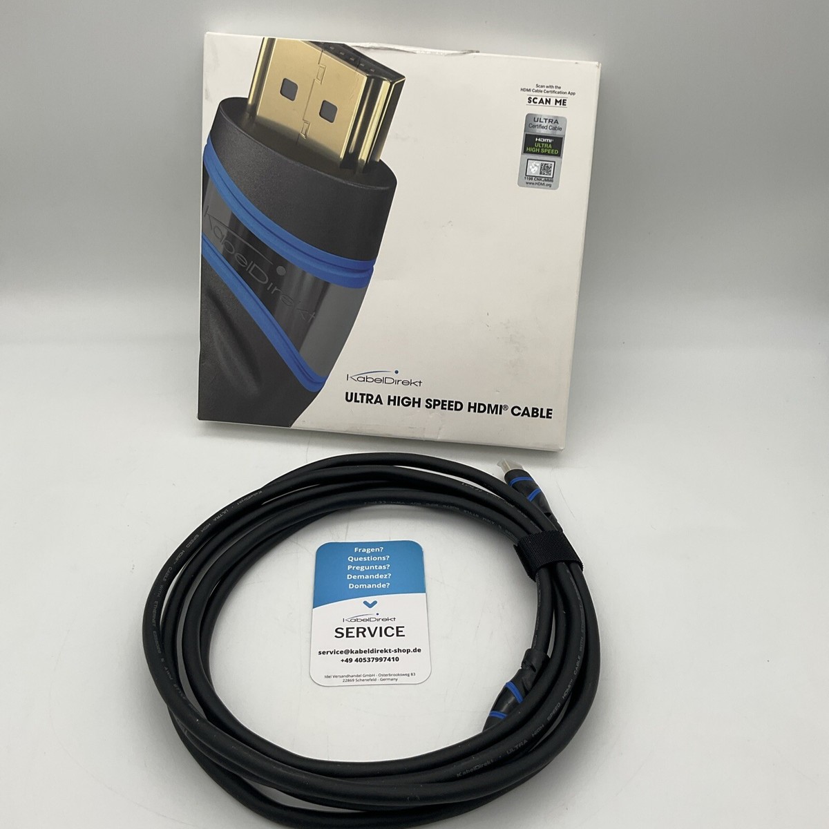 4K/8K HDMI Cable 10ft 8k@60Hz 4K@120Hz Ultra-HD High Speed Cable