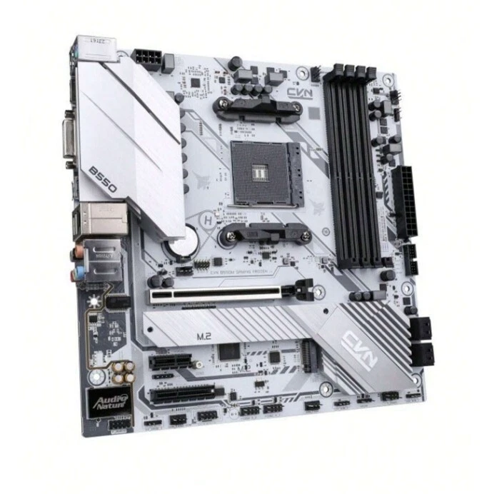 COLORFUL CVN B550M GAMING FROZEN V15, B550 Chipset MATX PC Motherboard - Image 3 of 4