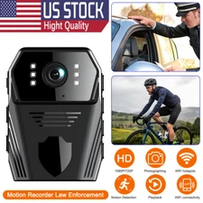 1080P HD Audio Video DVR IR Night Cam WIFI Camcorder Mini Police Body Camera NEW