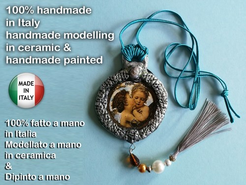 jewelry guardian angels raphael necklace talisman medallion pendant amulet charm - Picture 9 of 24