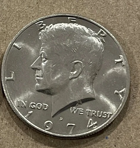 1974-D-Kennedy Half Dollar-Nice Rim-Free Shipping