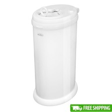 Diaper Pail Steel Odor Control Sliding Lid Childproof Lock Easy Clean 55 Diapers