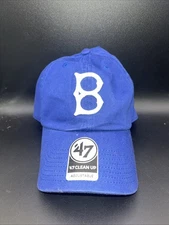 Los Angeles Dodgers Throwback MLB '47 Brand Blue Clean Up Adjustable Hat
