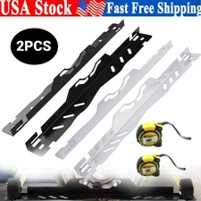 2 Pack Heavy Duty Toe Alignment Tool Plates w/ 2x16ft Tape Measures Black/Silver