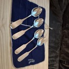 P.B. Sadtler & Sons Coin Silver (.900) Spoons Lot of 4, 1800-1849 — photo 1