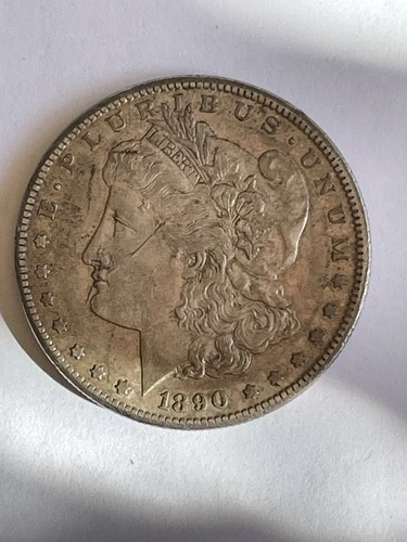 1890-CC Morgan Dollar Silver ---- XF almost AU
