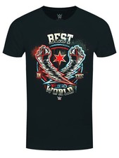 WWE CM Punk Best In The World Maglietta Nera Uomo