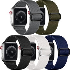 Soft Nylon Elastic Strap Compatible with Apple Watch Ultra 49mm Series 11/10