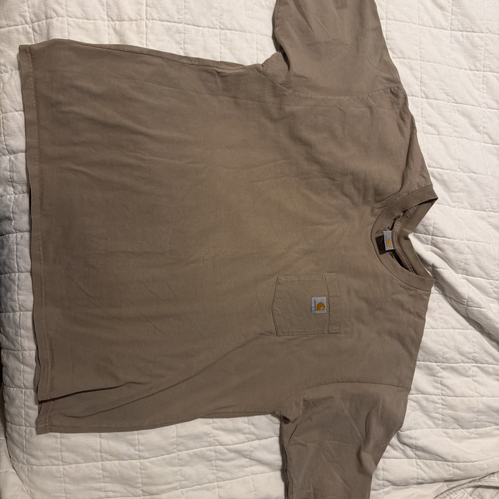 Carhartt K87 Men's T-shirt - Brown, XL