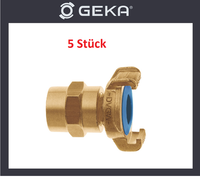"5 X Original Karasto Geka Plus Xk Messing SchlauchstüCk 1\" Trinkwasser Geeignet"