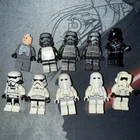 Lot of 9 LEGO Star Wars Imperial Minifigures - Snowtrooper, Stormtrooper, etc