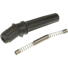 For Ford E-150 2008-2014 Spark Plug Boot With Coil Wire Set | Rubber | Black