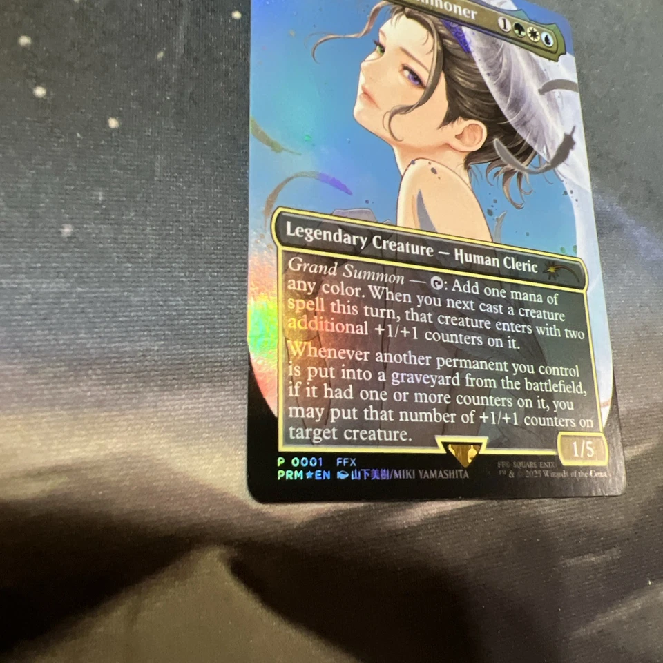 Yuna, Grand Summoner (Borderless) (promo Foil) Final Fantasy Foil B - Image 2 of 4