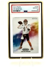 2023 Panini Prizm Color Blast Joe Burrow #CB-9 PSA 10 Bengals Gem Mint