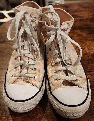 Converse Chuck Taylor All Star Constellations White/Storm Pink/Gold - 6 Junior