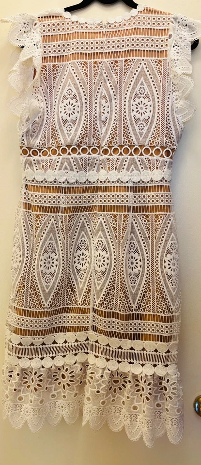 MICHAEL Michael Kors медальон кружевное платье размер M - Изображение 3 из 4