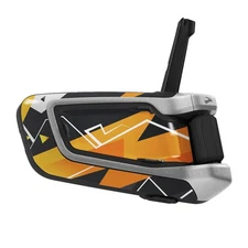 For Cardo Packtalk Bold Skin Decal Wrap Stickers Glossy Abstract Orange