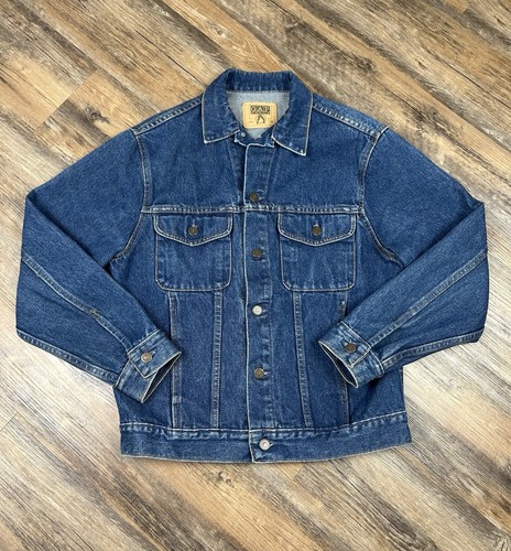 Gap Denim Trucker Jacket Men's S Blue Medium Wash USA Made Vintage 90's Button