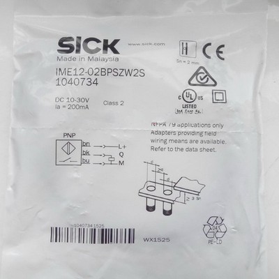 1piece new sick Photoelectric switch sensor IME12-02BPSZW2S Fast Shipping