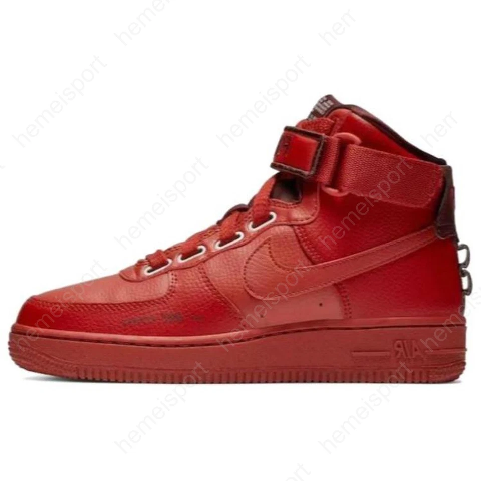 Nike Wmns Air Force 1 High Utility Dune Red AJ7311-600 - Image 3 of 4
