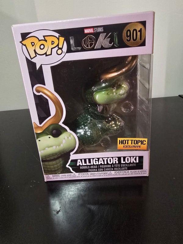 Funko Pop! Vinyl Marvel Loki Alligator Loki Figure #901 Hot Topic Exclusive