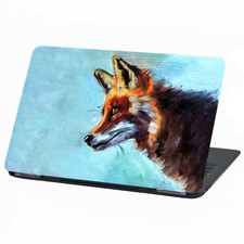 Laptop Folie Aufkleber Sticker 13-17"Zoll Skin Vinyl Notebook LP35 Beautiful Fox