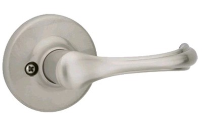 Kwikset Dorian Dummy Door Lever Satin Nickel Non-Turning Handle 488DNL 15 V1