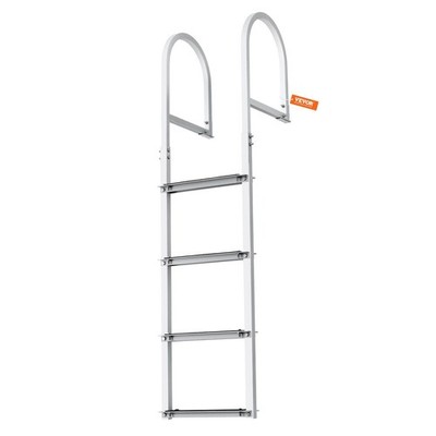 Aluminum Alloy Boarding Ladder 4 Steps 500lb Capacity Durable