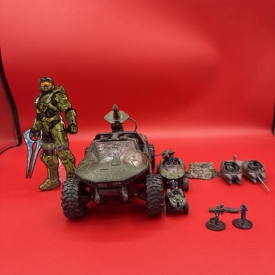 Halo 2 Battle Damaged Warthog With Master Chief Joyride W/Other