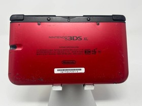Nintendo 3DS XL Red Console English US Version Tested w/Game + Charger