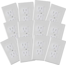 Self-Closing Babyproof Outlet Covers - For Center Screw Outlets Only an Altern