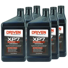 Driven Racing Oil 01706, XP7 Racing Oil, Semi-Synthetic 10W-40, 6 Quarts